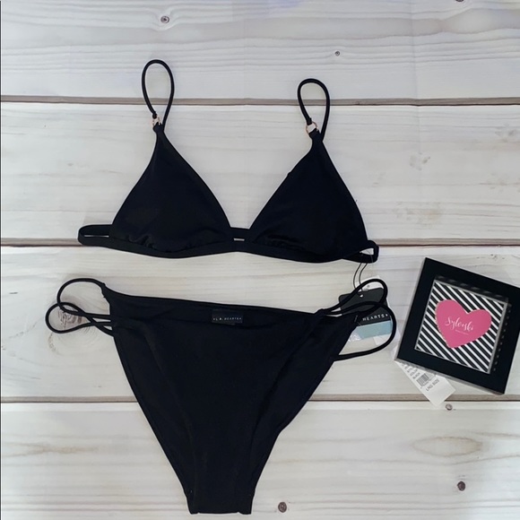 🖤LA HEARTS BLACK BIKINI SET NWT - Picture 6 of 9